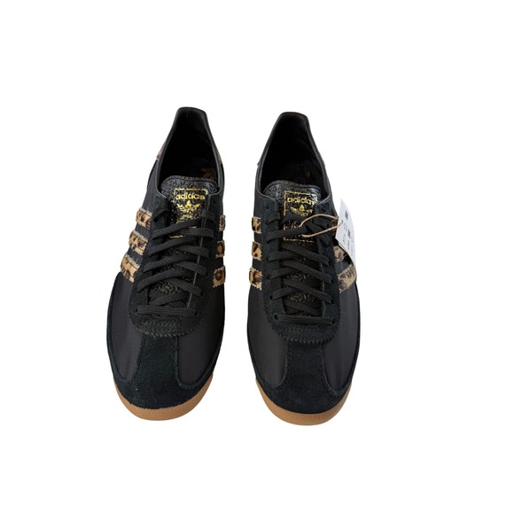 adidas Black and Leopard Print Sneakers - Picture 2 of 8